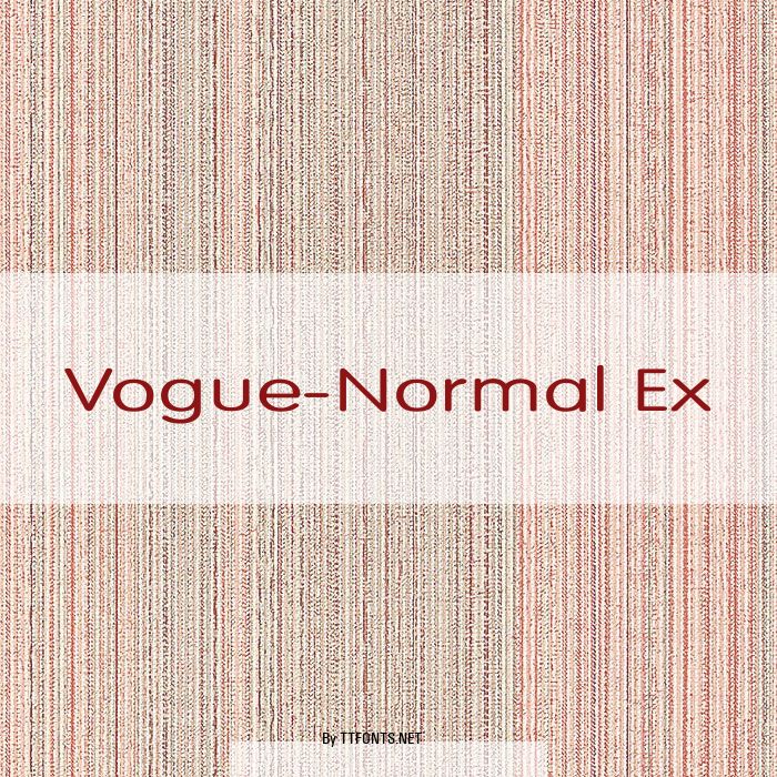 Vogue-Normal Ex example